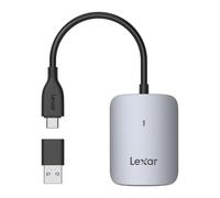 Lexar-Lecteur de carte mémoire haute vitesse CFexpress USB 3.2 Gen2 RW515 Type-C 8K Lecteur de CFE-A flash vidéo - Type Argent