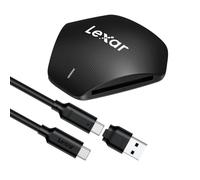 LEXAR Lecteur de cartes 3 en 1 USB 3.1 Type-C