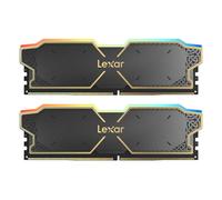 Lexar Kit Barrettes mémoire 32Go (2x16Go) DIMM DDR5 Thor RGB 6000MHz (Noir)