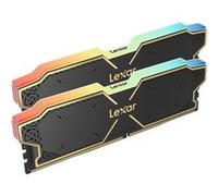 Lexar Kit Barrettes mémoire 32Go (2x16Go) DIMM DDR5 Thor RGB 6000MHz (Noir)