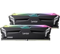 Lexar Lot de 2 barrettes de mémoire RAM DDR5 RVB 32 Go (2 x 16 Go) 6400 MHz CL32, 288 broches UDIMM pour ordinateur de jeu, DRAM de bureau pour XMP 3.0, AMD EXPO, CL32-38-38-76, 1,4 V