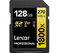 Lexar LSD1800128G-BNNNG Carte mémoire 128 Go SDXC UHS-II classe 10 (LSD1800128G-BNNNG)
