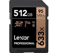Lexar lsd512cbeu633 SDXC Class 10 UHS-I Carte mémoire U3