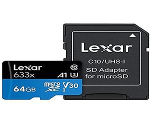 LEXAR Micro SD 64GB C10 U3 633X 95R 45W