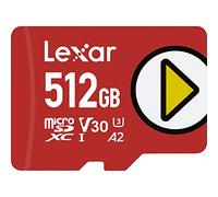 Lexar microSDXC Card 512GB Play 1066x UHS-I U3 up to 150MB/s