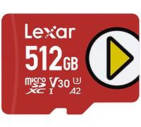 Lexar Play Carte Micro SD 512 Go, Carte microSDXC UHS-I, Jusqu'à 150 Mo/s en Lecture, Carte TF Compatible avec Nintendo Jeux Switch, Smartphone et Tablette (LMSPLAY512G-BNNAG)
