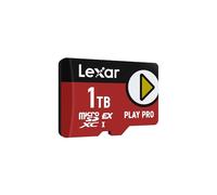 Lexar Play Pro Carte MicroSDXC Express 1To, Jusqu’à 900MB/s Lecture, 600MB/s Écriture, optimisé pour Le Gaming, A2, 4K, Haute Vitesse pour Consoles Portables, Switch, appareils de Jeu Portables