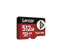 Lexar Play Pro MicroSD Express 512Go, 900MB/s Lecture, 600MB/s Écriture