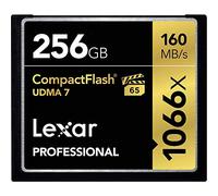 Lexar Professional 1066x Carte Mémoire CompactFlash 256 Go, jusqu'à 160 Mo/s en lecture, Carte CF pour photographe professionnel, vidéaste, passionné (LCF256CRBEU1066)