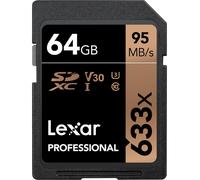 Lexar Professional 633x SDXC UHS-I Cards 64 Go Classe 10