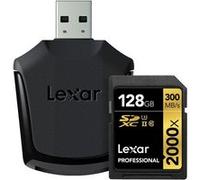 Lexar Professional - Carte mémoire flash - 128 Go - UHS Class 3 / Class10 - 2000x - SDXC UHS-II G