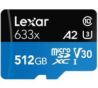 Lexar Professional - Carte mémoire flash - 512 Go - UHS Class 3 / Class10 - 633x - SDXC UHS-I
