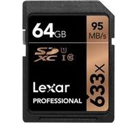 Lexar Professional 633x SDHC/SDXC UHS-I 64 Go Classe 10