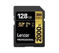 LEXAR Carte SDXC 128GB Professional UHS-II (U3) (2000x) Class 10