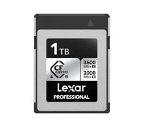Lexar Professional CFexpress 4.0 Type B Silver Series 1TB | Jusqu'à 3600MB/s en lecture, 2600MB/s en écriture, Pour vidéo brute 8K, Rétrograde avec caméra XQD