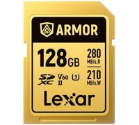 Lexar Professional Gold Armor Carte SD UHS-II V60 R280/W210 MB/s IP68 - 128GB | ✅Prix compétitifs
