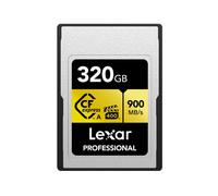 Lexar Carte Professionnelle CFexpress Type A 900 Mo/s Série Gold 320 Go