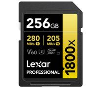 Lexar LSD1800256G-BNNNG mémoire flash 256 Go SDXC Classe 10 - Neuf