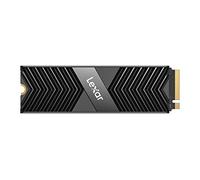 Lexar Professional NM800 Pro avec dissipateur Thermique 2To, M.2 2280 PCIe Gen4x4 NVMe1.4 SSD Interne, Jusqu'à 7500 Mo/s en Lecture, 6500 écriture, pour PS5, Joueur (LNM800P002T-RN8NG), Noir