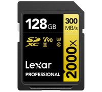 Lexar Professional Or Carte SD UHS-II - R300/W260 MB/s - 128GB - V90