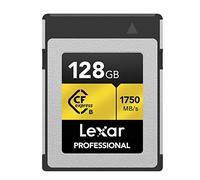 Lexar Professional Série GOLD Carte CFexpress 128 Go, Type B Carte CF, Jusqu'à 1750 Mo/s en Lecture, Adoptez PCIe 3.0 NVMe, Carte Mémoire pour photographe professionnel, vidéaste(LCXEXPR128G-RNENG)