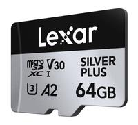 Carte microSDXC Silver Plus UHS-1 64Go R205/W100 V30 - Pack de 2 G