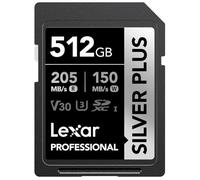 Lexar Professional Silver Plus UHS-I V30 Carte SDXC 512 Go