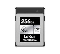 Lexar Professional Silver Series Carte CFexpress 256Go, Carte CFe de Type B jusqu'à 1750Mo/s en Lecture, adopte PCIe Gen3x2, Carte mémoire CF Compatible avec Les Reflex numériques (LCXEXSL256G-RNENG)