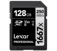 Lexar - SDXC 128 Go Professional UHS-II 1667x (250Mb/s)