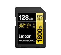 LEXAR Carte SDXC 128 Go 1800X Pro 270 Mo/s Classe 10 UHS-II U3