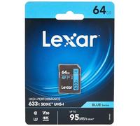 Lexar SDXC Card 64Go / GB Professional 633x UHS-I V30 U3