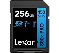 lexar sdxc pro blue 256 g v 30 Noir / Bleu G