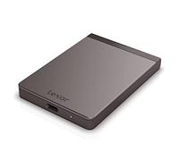 Lexar SL200 2To Portable SSD, Externe SSD, Disque SSD, Solid State Drive, jusqu'à 550 Mo/s en Lecture, 400 Mo/s en écriture, Port USB Type-C (LSL200X002T-RNNNG), Noir