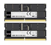 Lexar SODIMM 2x16Go DDR5 RAM 5600MHz, 262-Pin DDR5 SODIMM RAM pour Ordinateur Portable, mémoire Jeu DRAM pour Ordinateur Portable/Mini-PC Intel NUC, 1.1V, CL46-45-45-90