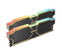 Lexar THOR RGB DDR5 RAM DDR5 32Go Kit (2x16Go) 6000 MHz, DRAM UDIMM 288-Pin PC Mémoire RAM de Bureau, Mémoire Ordinateur DDR5 Haute Performance pour Intel XMP 3.0/AMD Expo, 1.35V (LD5U16G60C38BG-RGD)