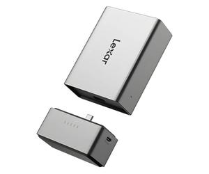 LEXAR Workflow Go Portable Back-up housing with 2 Module bay (Workflow readers/SSD)
