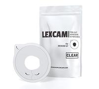 Lexcam Patchs adhésifs prédécoupés pour Dexcom G7 - Lot de 20 - Imperméables - Transparents - Surveillance continue de la glycémie - Capteur non inclus