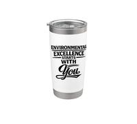 L'excellence environnementale commence avec vous - Cadeau pour HSSE Gobelet isotherme en acier inoxydable double paroi
