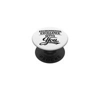L'excellence environnementale Commence avec Vous - Cadeau pour HSSE PopSockets PopGrip Adhésif