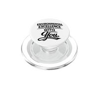 L'excellence environnementale Commence avec Vous - Cadeau pour HSSE PopSockets PopGrip pour MagSafe