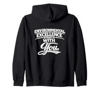 L'excellence environnementale Commence avec Vous - Cadeau pour HSSE Sweat à Capuche