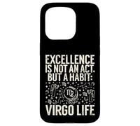 L'excellence n'est Pas Un Acte mais Une Habitude Vierge Vie Vierge Vierge Coque pour iPhone 15 Pro