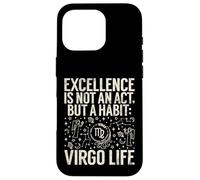 L'excellence n'est Pas Un Acte mais Une Habitude Vierge Vie Vierge Vierge Coque pour iPhone 16 Pro