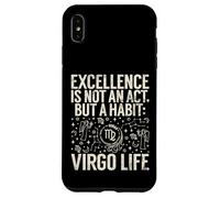 L'excellence n'est Pas Un Acte mais Une Habitude Vierge Vie Vierge Vierge Coque pour iPhone XS Max