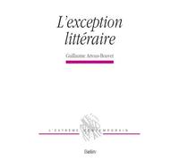 L'exception littéraire - Michel Deguy - Belin - broché - Essai