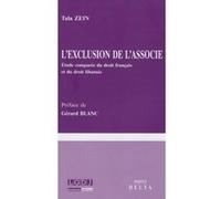 L'exclusion de l'associé Zein t. (Auteur)