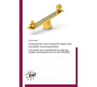 L'exclusion d'un associé dans les sociétés commerciales - KHALED-S - P.academiques Francophones - broché - Essai