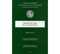 L'exécution du contrat par un non-contractant - David Arteil - Lgdj - broché - Etude