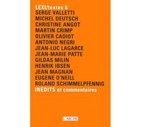 Lexi/ Textes 6 Tome 6 Inédits et commentaires - Collectif - Arche - broché - Théâtre