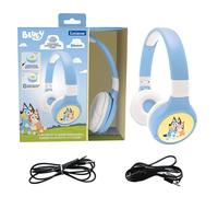 Casque 2 en 1 bluey bluetooth et filaire avec limitation de son 85 dB multicolore TU
